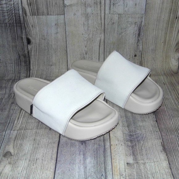 ADIDAS Y-3 Yohji Yamamoto Bone Suede Slide Sandals Womens Size 10